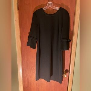 Karl Lagerfeld Black Long Sleeve Dress